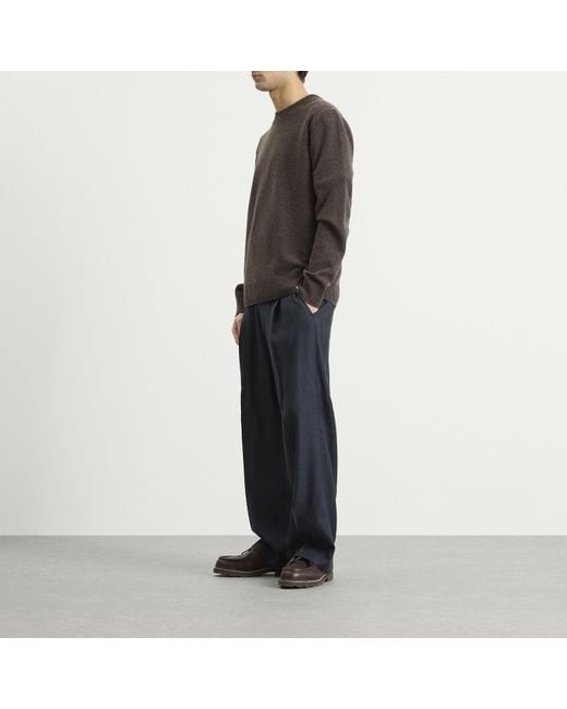 NN07 Blue Kay Pleated Trousers for men