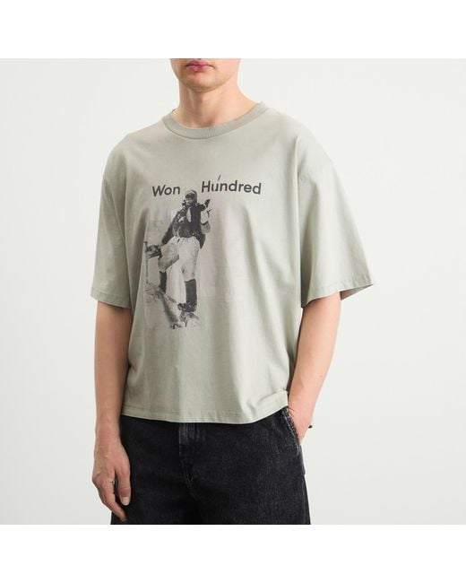 Won Hundred Gray Houston Mountain T-Shirt for men