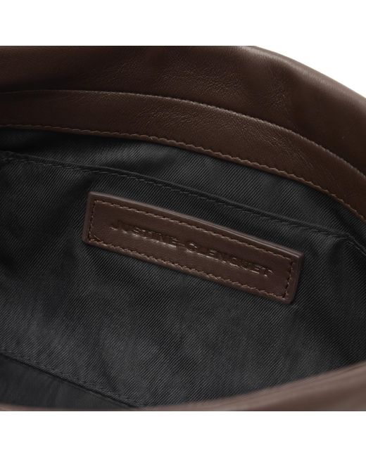 Justine Clenquet Brown Flor Chain Bag