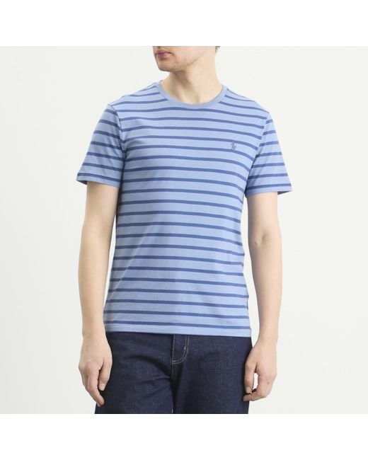 Polo Ralph Lauren Blue Stripe T-Shirt for men