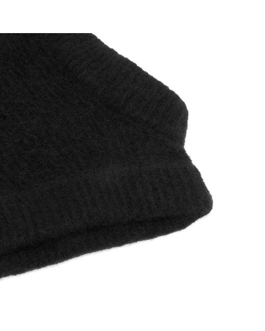 Rick Owens Black Knit Hood for men