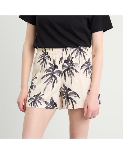 Anine Bing Natural Kam Palm Shorts