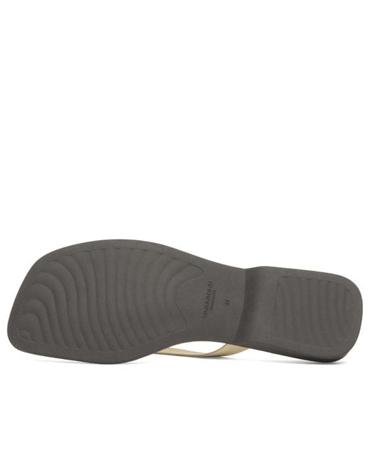 Vagabond Natural Izzy Leather Flip Flops