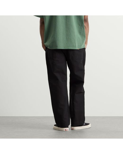 Service Works Black Canvas Chef Pant for men