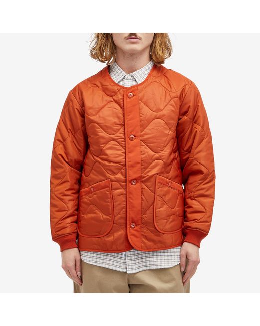 FRIZMWORKS Orange M1965 Field Liner Jacket for men