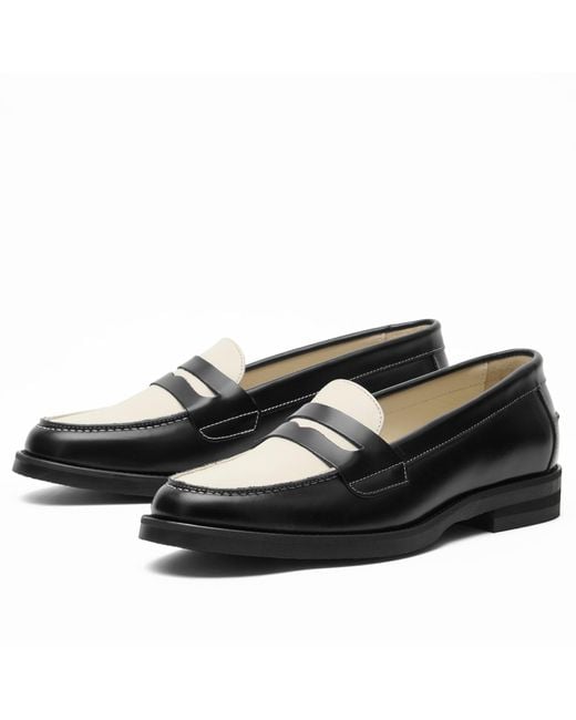Duke & Dexter Black Wilde Penny Loafer