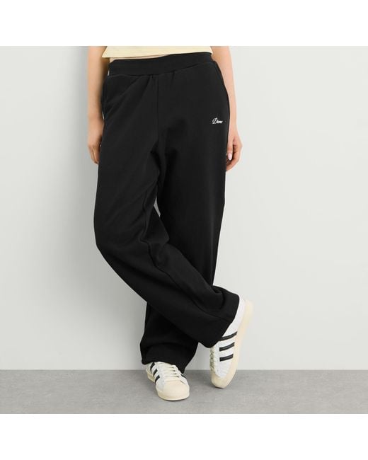 Dime Black Cursive Small Logo Sweatpants