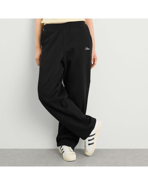 Dime Black Cursive Small Logo Sweatpants