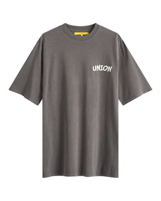 UNION LA Gray Peace & Dub T-Shirt for men