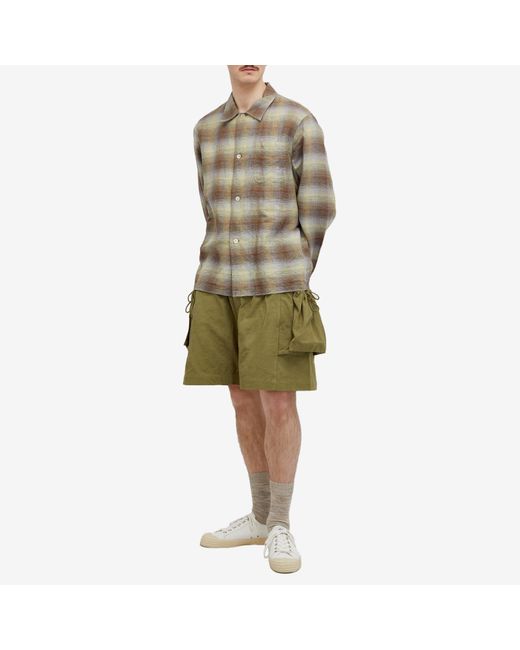 STORY mfg. Green Salt Shorts for men