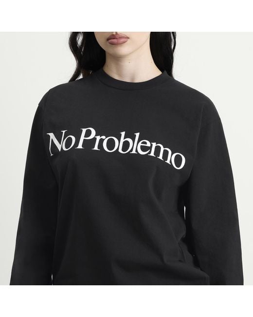 No Problemo Black Long Sleeve T-Shirt