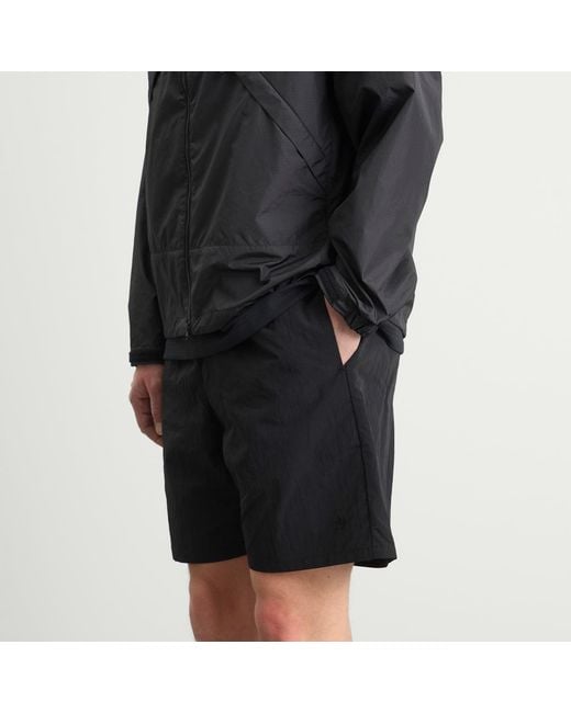 Goldwin Black Nylon Shorts for men