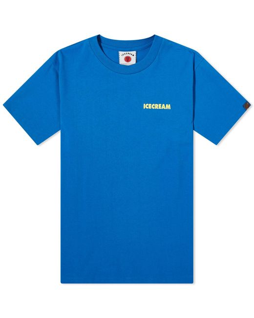 ICECREAM Blue We Serve It Best T-Shirt for men