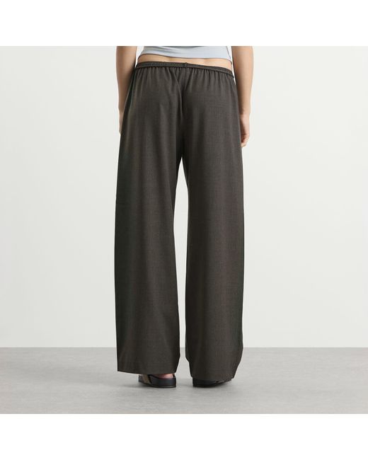 St. Agni Gray Wool Everyday Pants