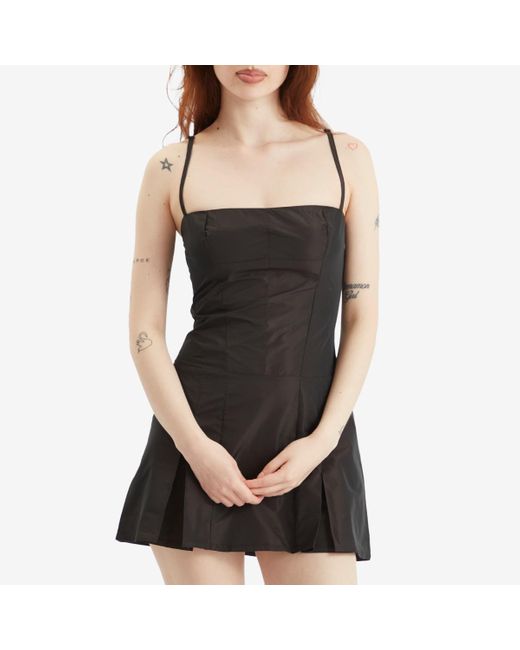 Peachy Den Black Michele Mini Dress