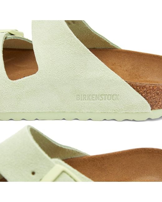 birkenstock arizona lime green