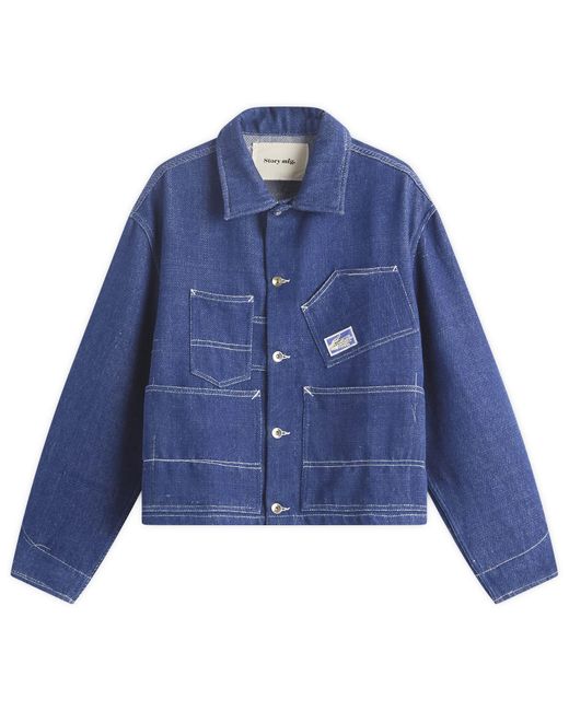 STORY mfg. Blue Station Jacket for men