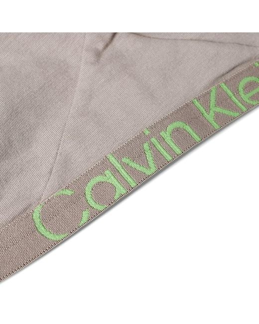 Calvin Klein CK One Cotton Modal Blend Unlined Bralette, Black