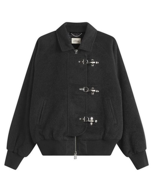 Ronning Black Fireman Clasp Jacket for men