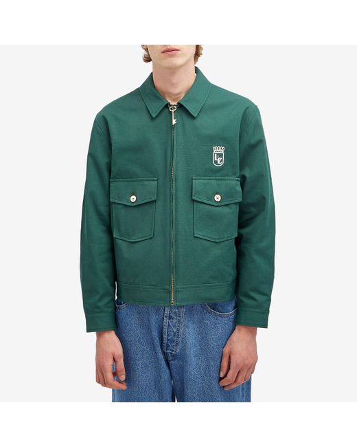Late Checkout Green Work Jacket for men