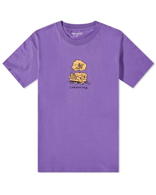 Carhartt Purple Other Side T-shirt for men