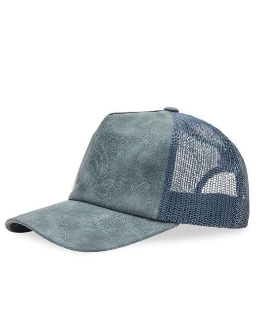 Dime Blue Vortex Trucker Cap for men