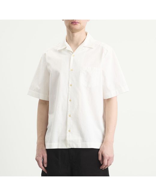A.P.C. White Jude Vacation Shirt for men