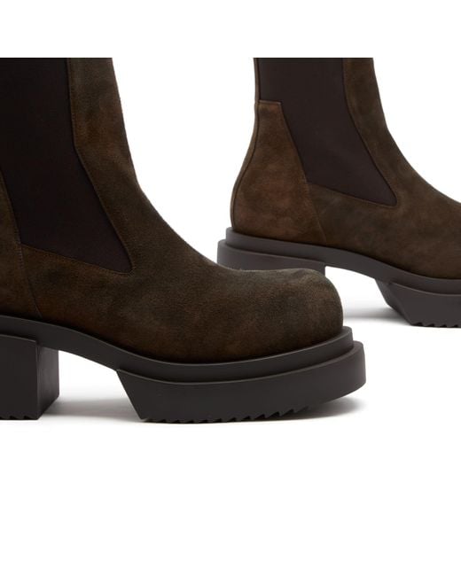 Rick Owens Brown Bogun Bettle Boot for men