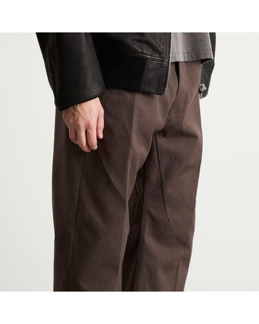 Rick Owens Brown Whipcord Geth Jeans for men