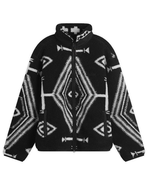 Pendleton Black Jacquard Fleece Jacket for men