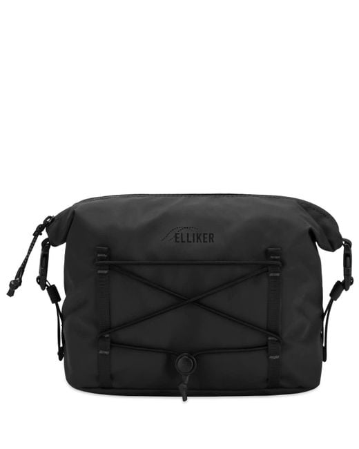 Elliker Black Angram Wash Bag