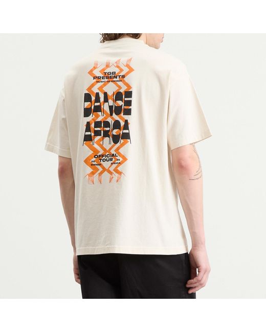 TGB White Dance Africa T-Shirt for men