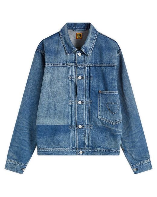Human Made Denim Work Jacket in Blue for Men | Lyst UK