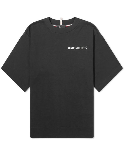 3 MONCLER GRENOBLE Black Logo T-Shirt