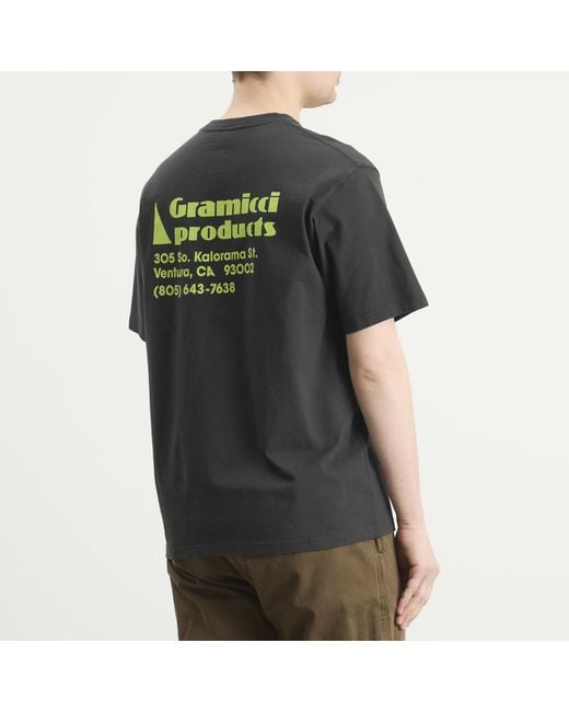 Gramicci Black G-Sail T-Shirt for men