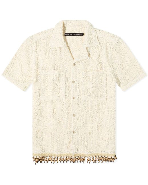 ANDERSSON BELL Natural Flower Jacquard Shirt