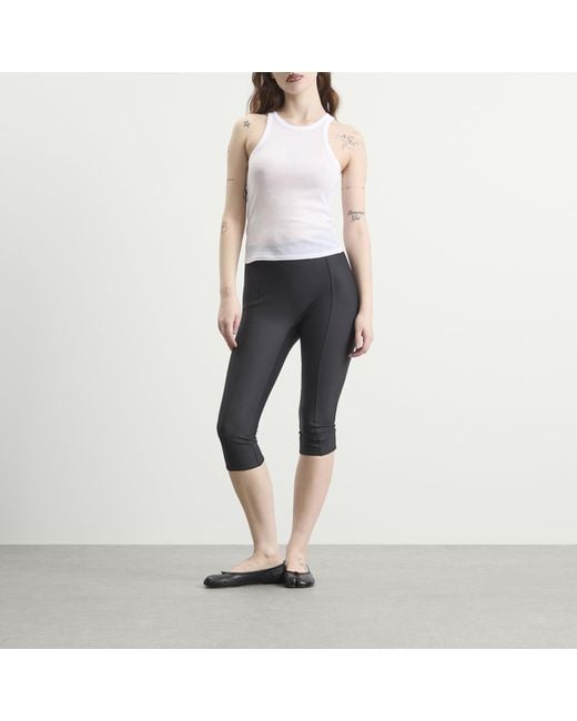 Skims White Sheer Cotton Tank
