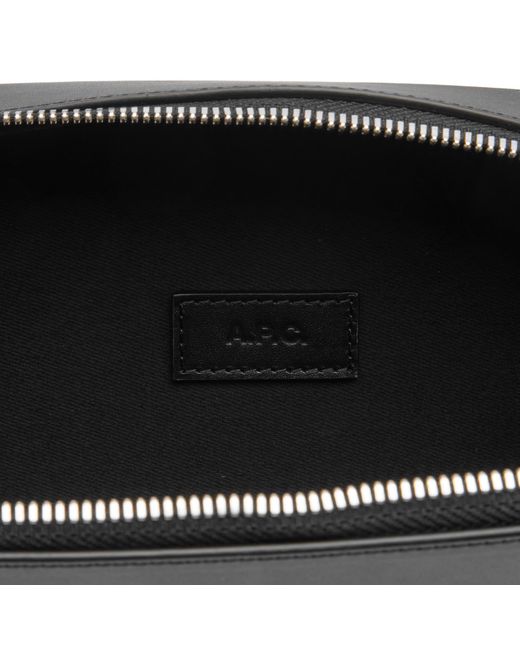 A.P.C. Black Soho Camera Bag for men