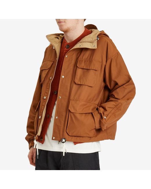 FRIZMWORKS Brown Mountain Parka Jacket for men
