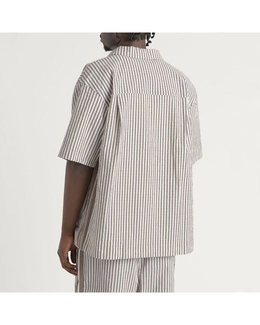 Adidas Gray Resort Button Down Shirt for men