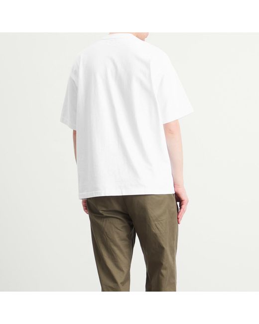 Unlikely Dry Goods White Authentic Worry T-Shirt for men