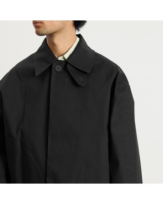 Studio Nicholson Black X Mackintosh Short Bonded Mac for men