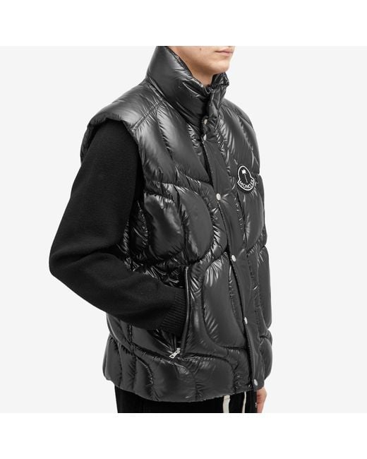 Moncler Black Genius X Palm Angels Gwenyth Vest for men