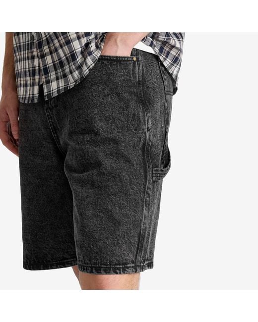 Butter Goods Gray Weathergear Denim Shorts for men