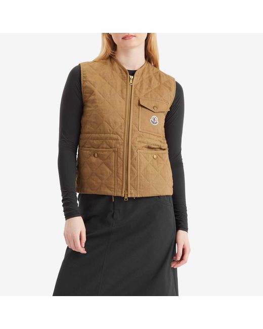 Moncler Natural Vigny Padded Gilet