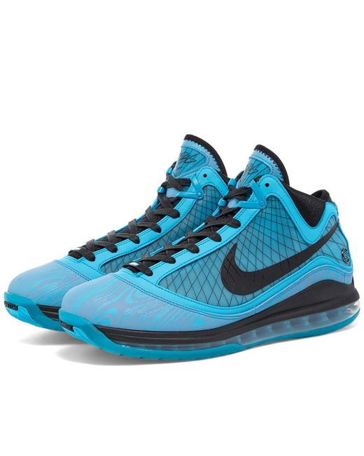 Nike Blue Lebron 7 Qs Shoe for men