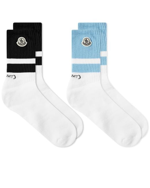 Moncler Blue Genius X Fragment Socks for men