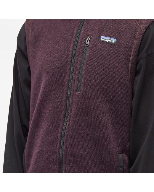 Patagonia Purple Better Sweater Vest for men