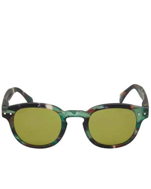 Izipizi Green X Engineered Garments C Sunglasses