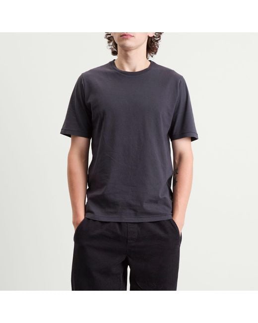Folk Black Contrast Sleeve T-Shirt for men